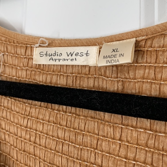 Mustard yellow cottagecore dress - Picture 5 of 8